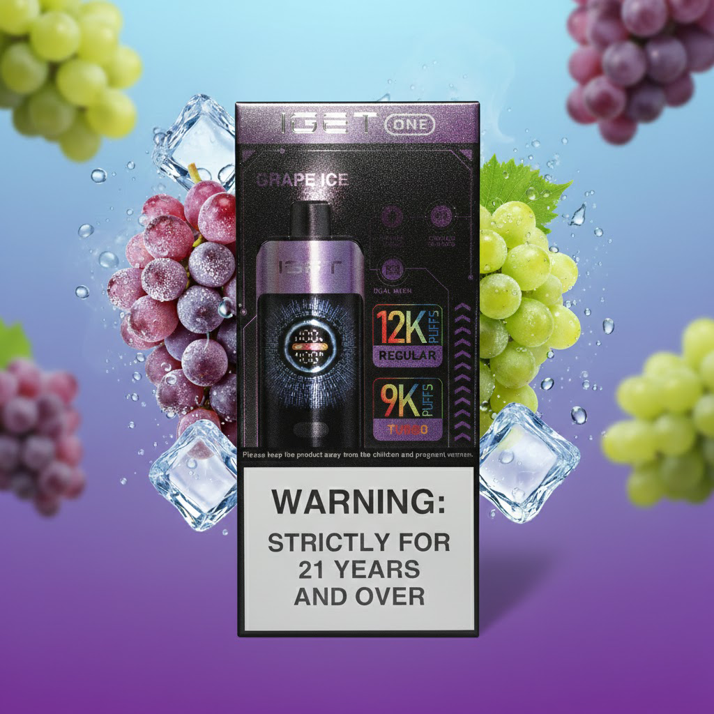 Grape Ice IGET One Grape Ice - Image 1